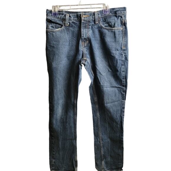 Free World Jeans Mens 34x32-Messenger Skinny Leg Blue - Picture 1 of 7